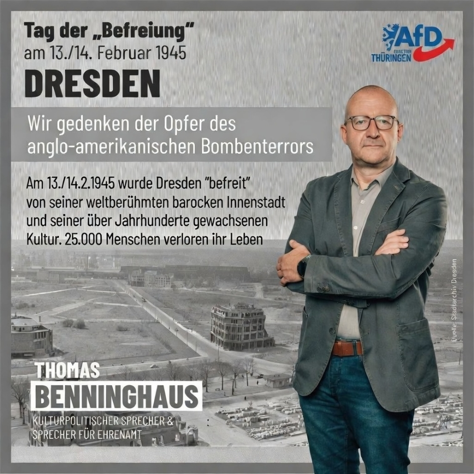 Post von Thomas Benninghaus auf Facebook vom 13. Februar 2026. 