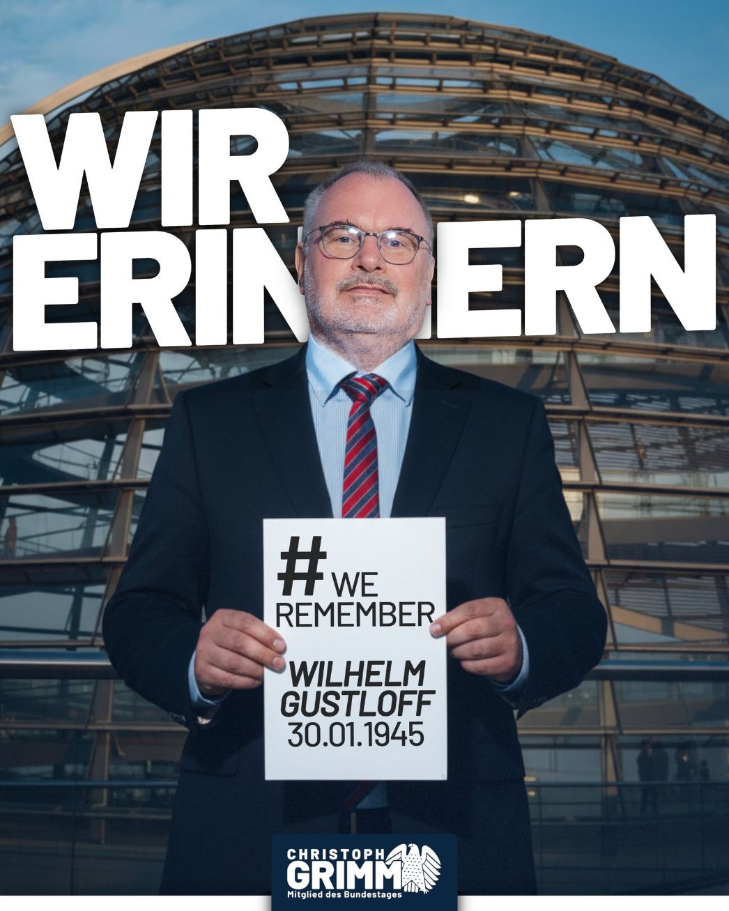 Post von Christoph Grimm auf X vom 27. Januar 2026, Screenshot vom 19.03.2026