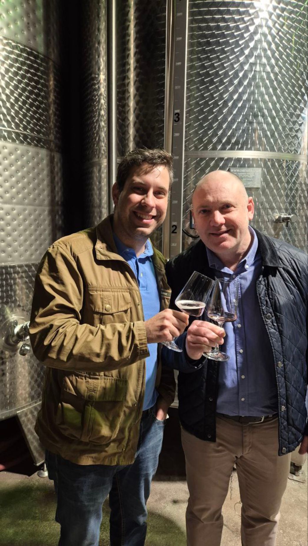 Joachim Paul (rechts) mit Alexander Jungbluth.