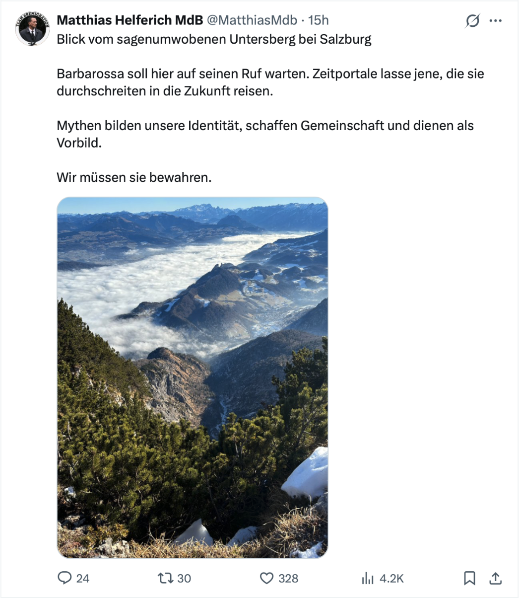 Post von Matthias Helferich auf X am 29. Dezember 2025 (Screenshot vom 30. Dezember 2025)