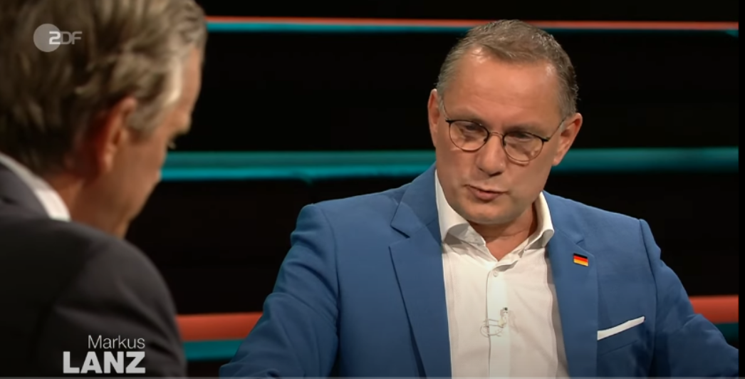 Tino Chrupalla in der Sendung vom 04. September 2024 mit Markus Lanz. 