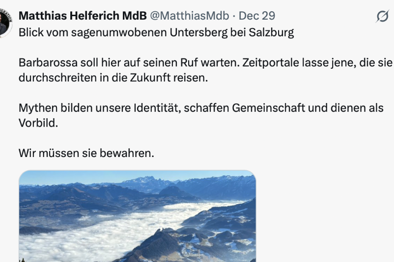Post von Matthias Helferich auf X am 29. Dezember 2025 (Screenshot vom 30. Dezember 2025)